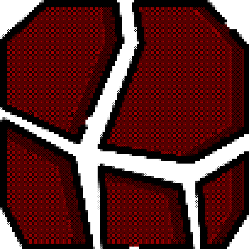 Glitched icon for shattered machine